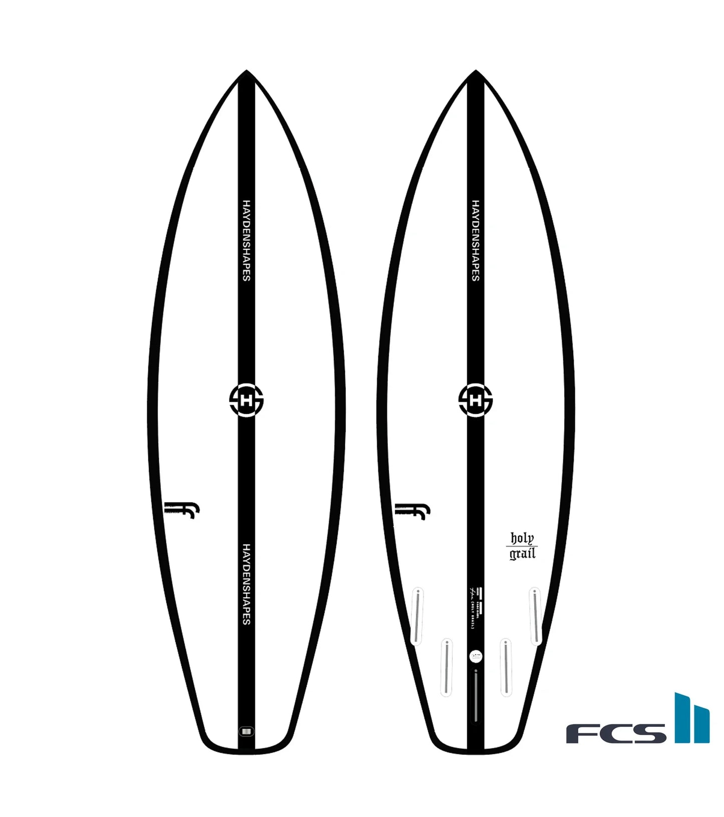 Haydenshapes Holy Grail FF - FCS II - 5 Fin