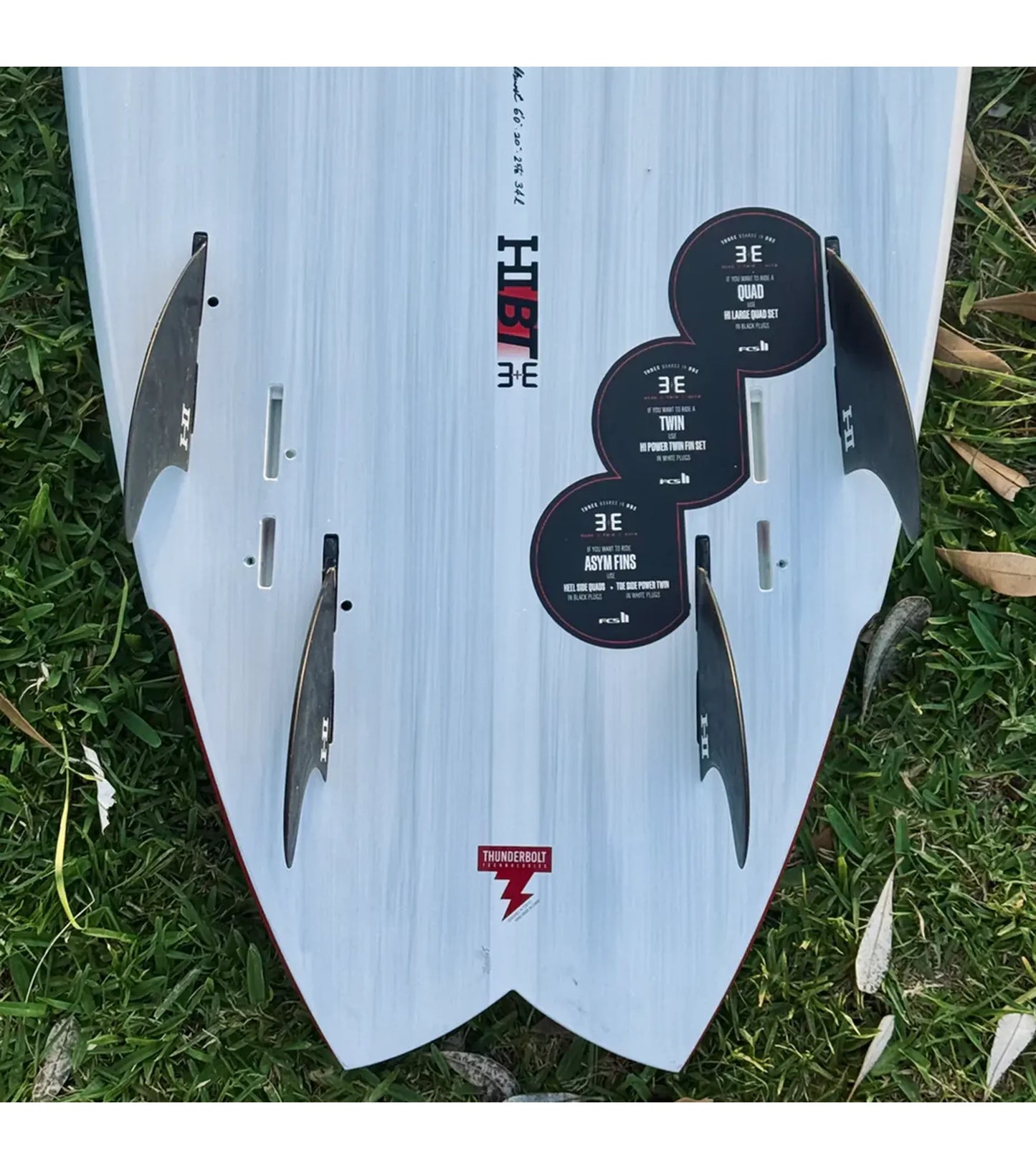 FCS II Harley Ingleby Power Twin Performance Glass HIBT Twin Fins