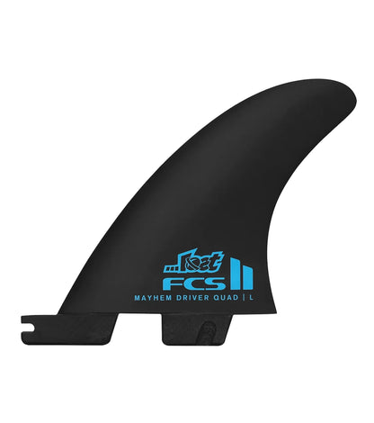 FCS II Mayhem Driver Performance Core Carbon Quad Rear Fins