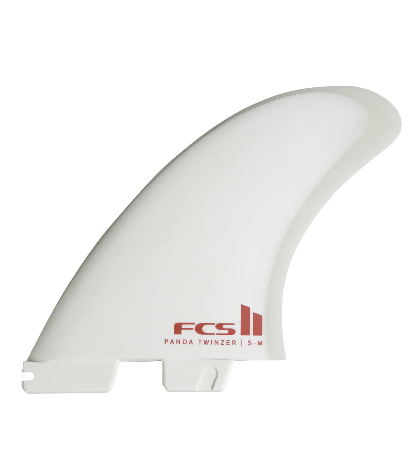 FCS II Panda Twinzer Performance Glass Twin Fin + Twinsers Fins Small to Medium