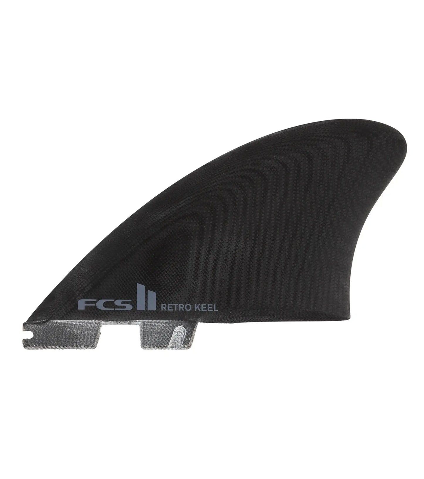 FCS II Retro Keel Performance Glass Twin Fins