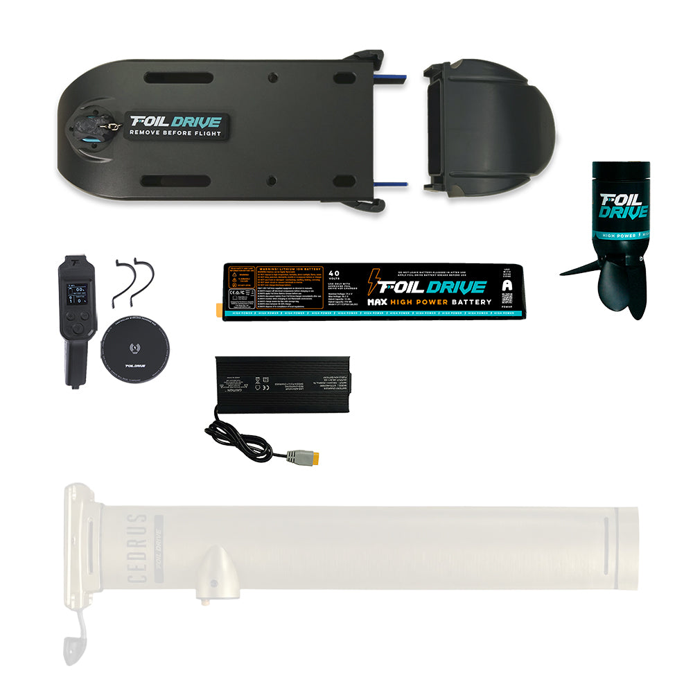 Foil Drive Assist MAX x Foil Cedrus Aluminum Integrated Mast Bundle