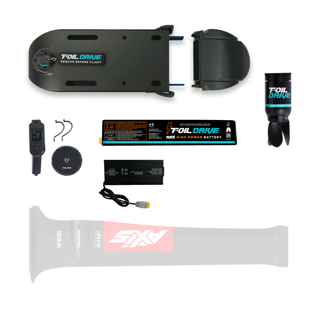 Foil Drive Assist MAX x AXIS Carbon Integrated 800 Mast Bundle