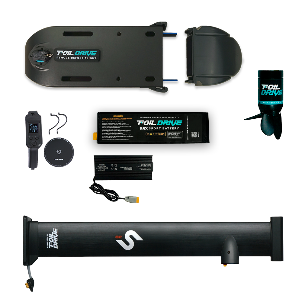 Foil Drive Assist MAX x Slingshot One-Lock V2 Integrated Mast Bundle