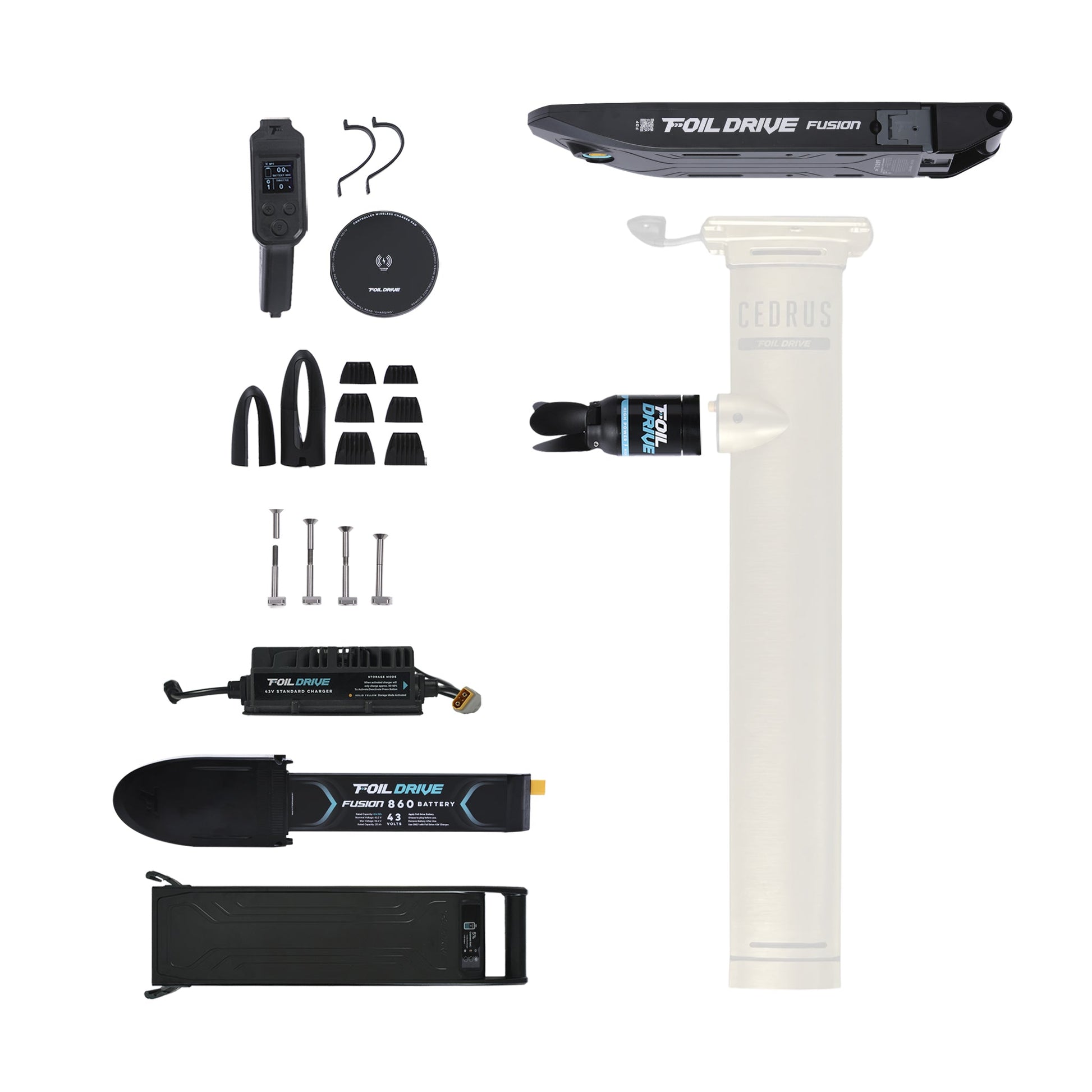 Foil Drive Fusion x Foil Cedrus Aluminum Integrated Mast Bundle