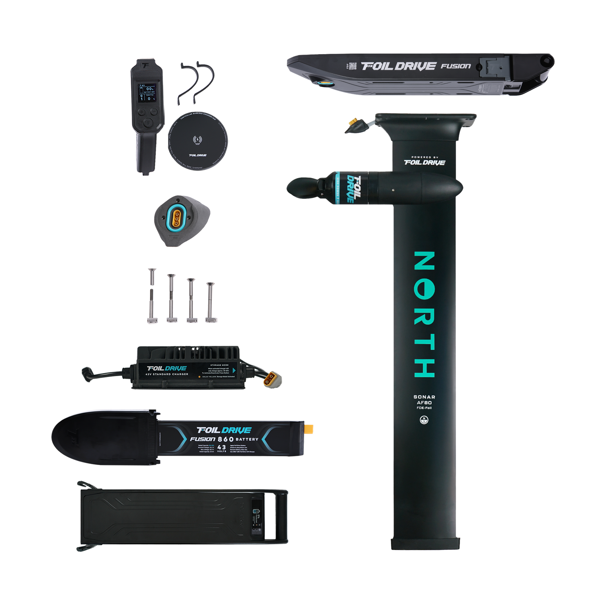 Foil Drive Fusion | NORTH Sonar AF80 Integrated Mast