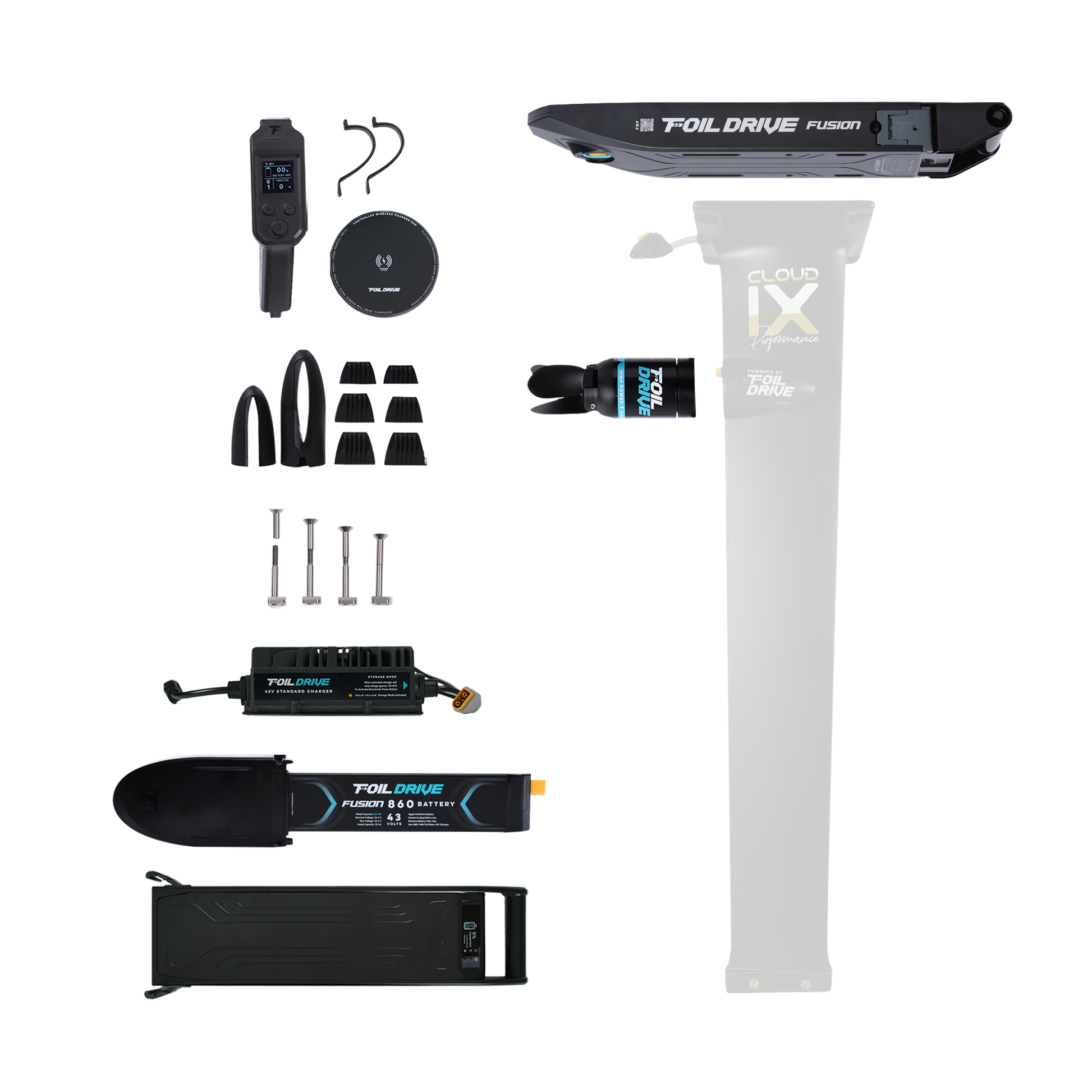 Foil Drive Fusion x Cloud IX Integrated Mast Bundle