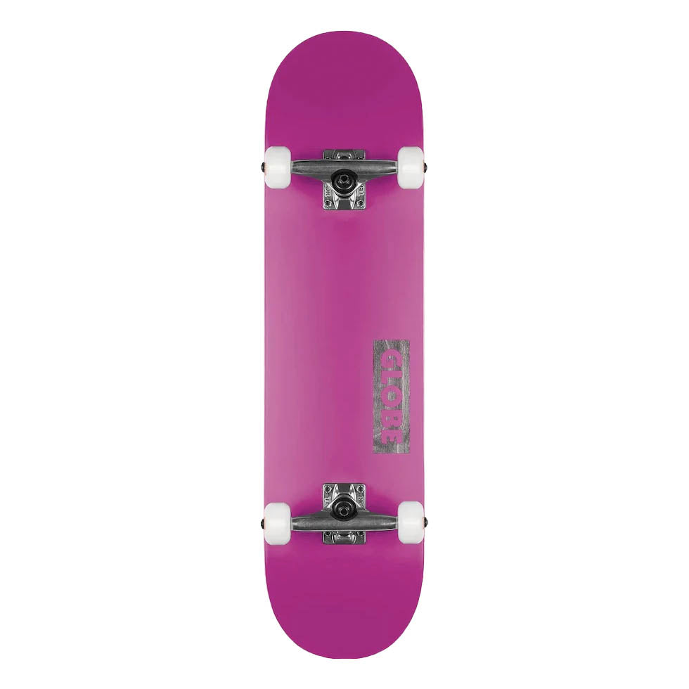 GLOBE Goodstock 8.25 - Neon Purple 10525351 - NEONPUR - Complete Skateboard