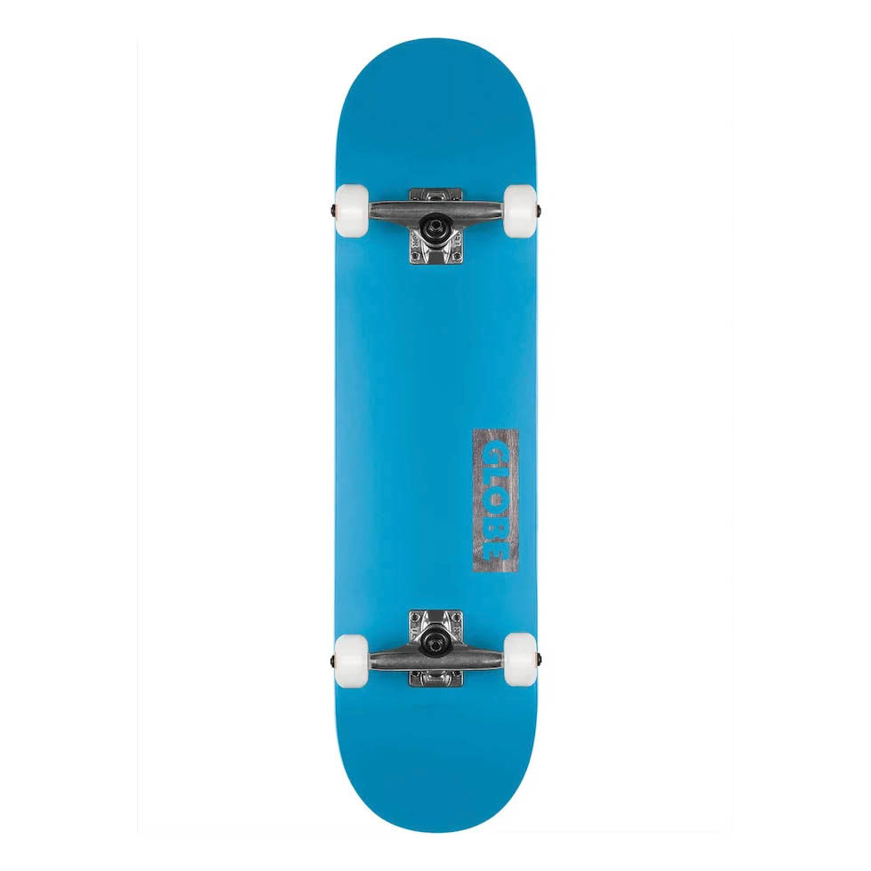 GLOBE Goodstock 8.375 - Neon BLUE - 10525351 - Complete Skateboard