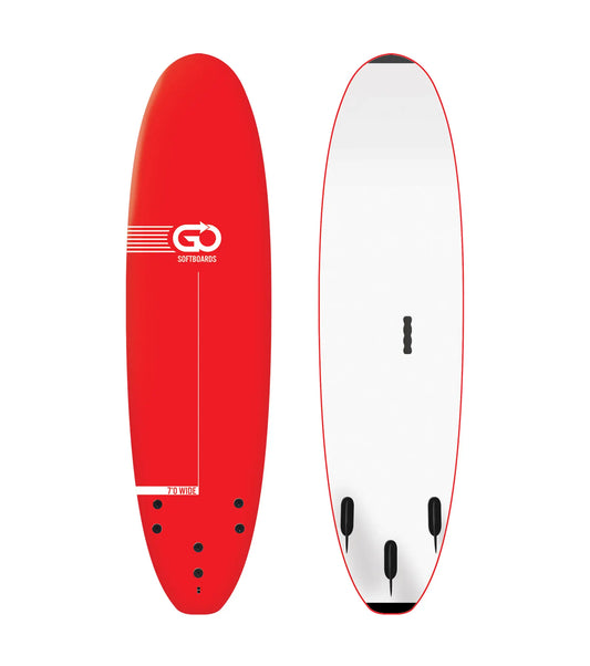 GO Softboards School and Rental Range - Wood Sanwich Tech - 3 Fin