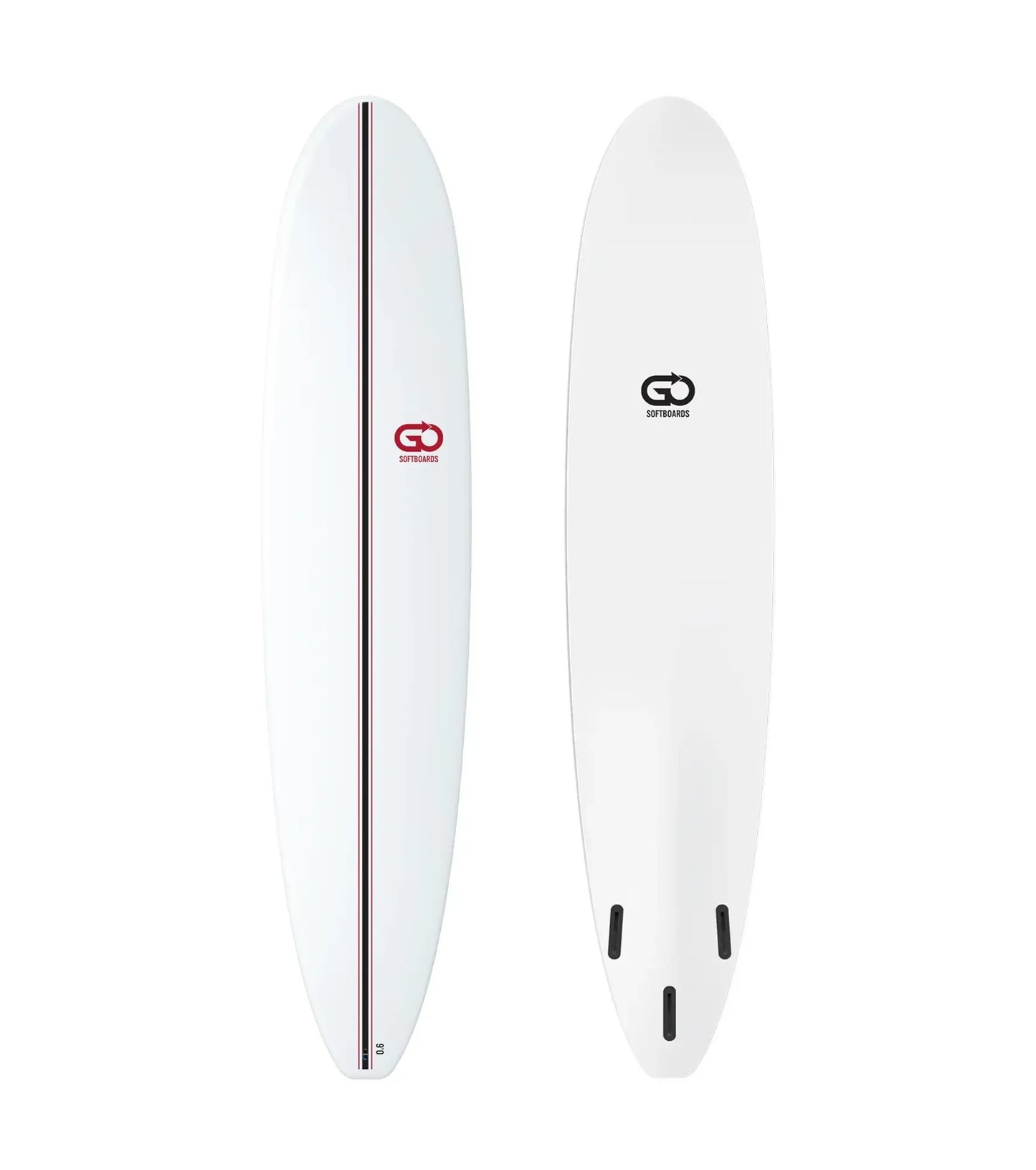 GO Softboards Surf Range - Fiber Tech - 3 Fin