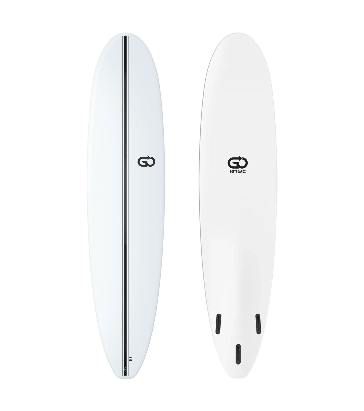 GO Softboards Surf Range - Fiber Tech - 3 Fin