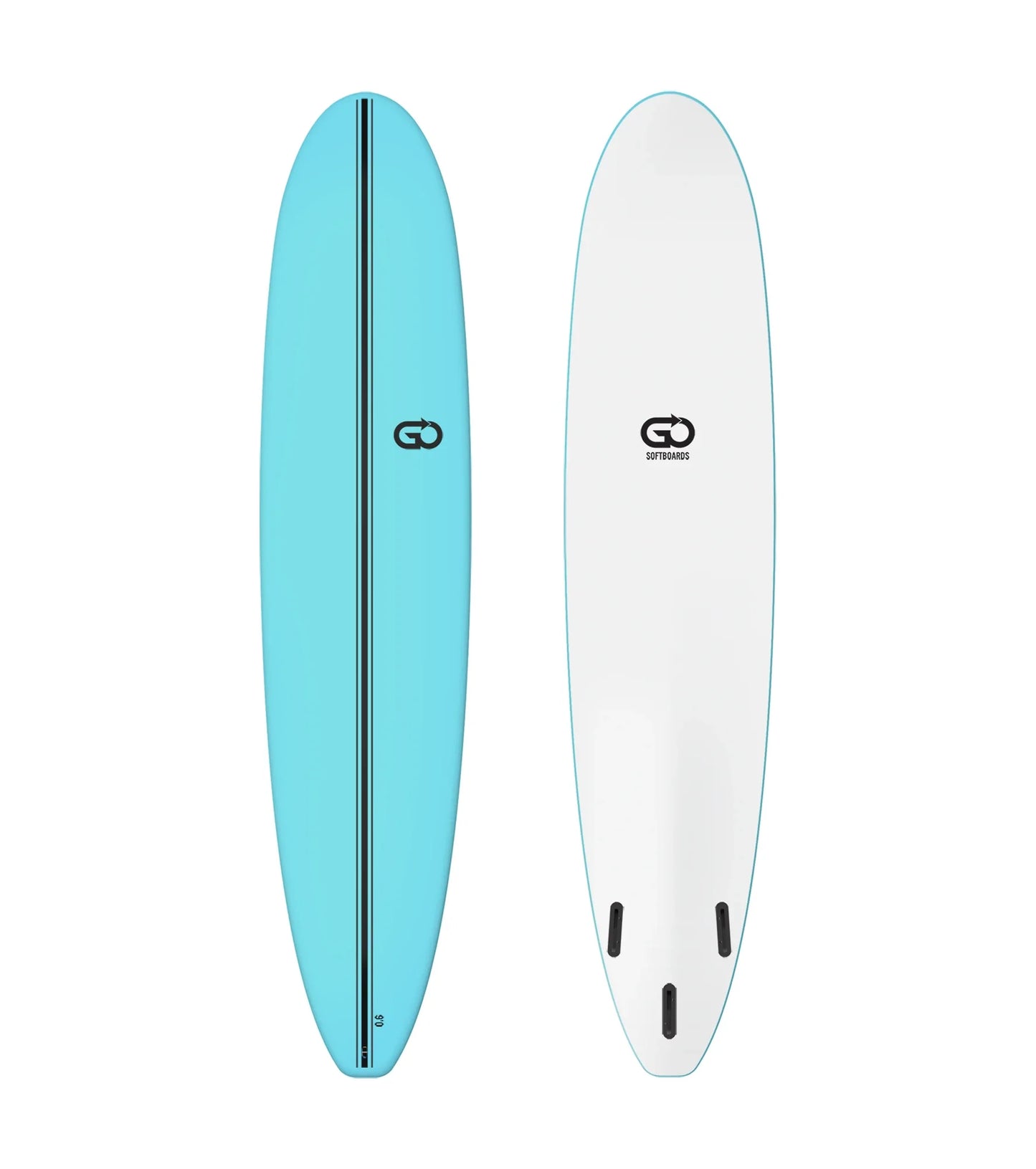 GO Softboards Surf Range - Fiber Tech - 3 Fin