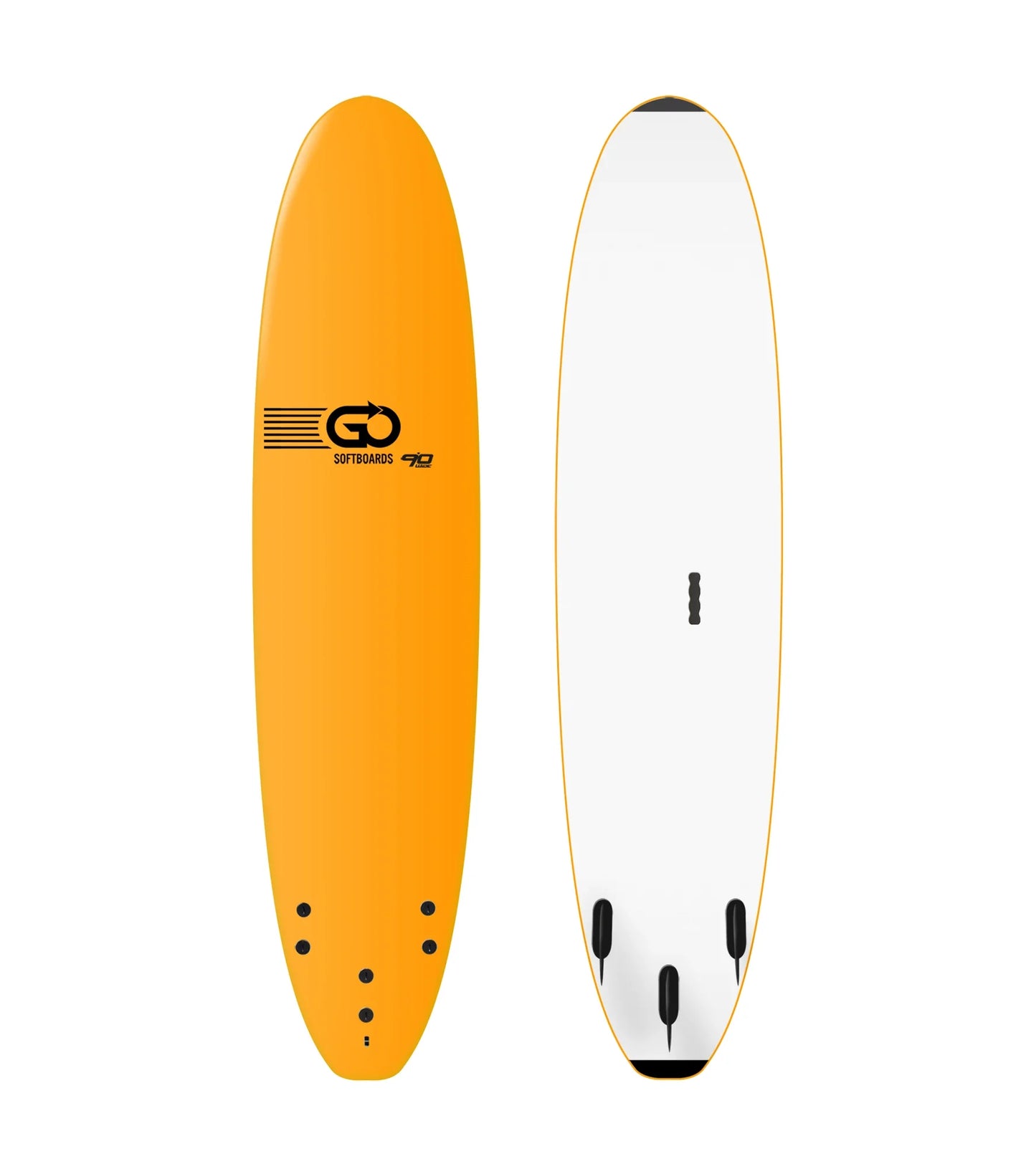 GO Softboards School and Rental Range - Wood Sanwich Tech - 3 Fin