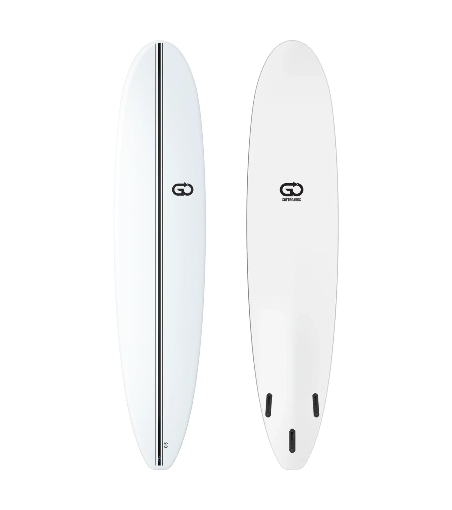 GO Softboards Surf Range - Fiber Tech - 3 Fin