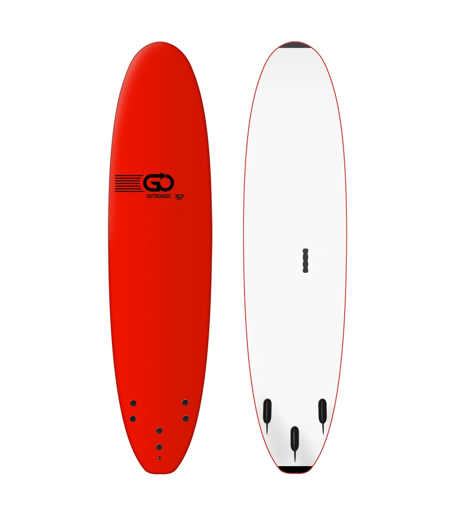 GO Softboards School and Rental Range - Wood Sanwich Tech - 3 Fin