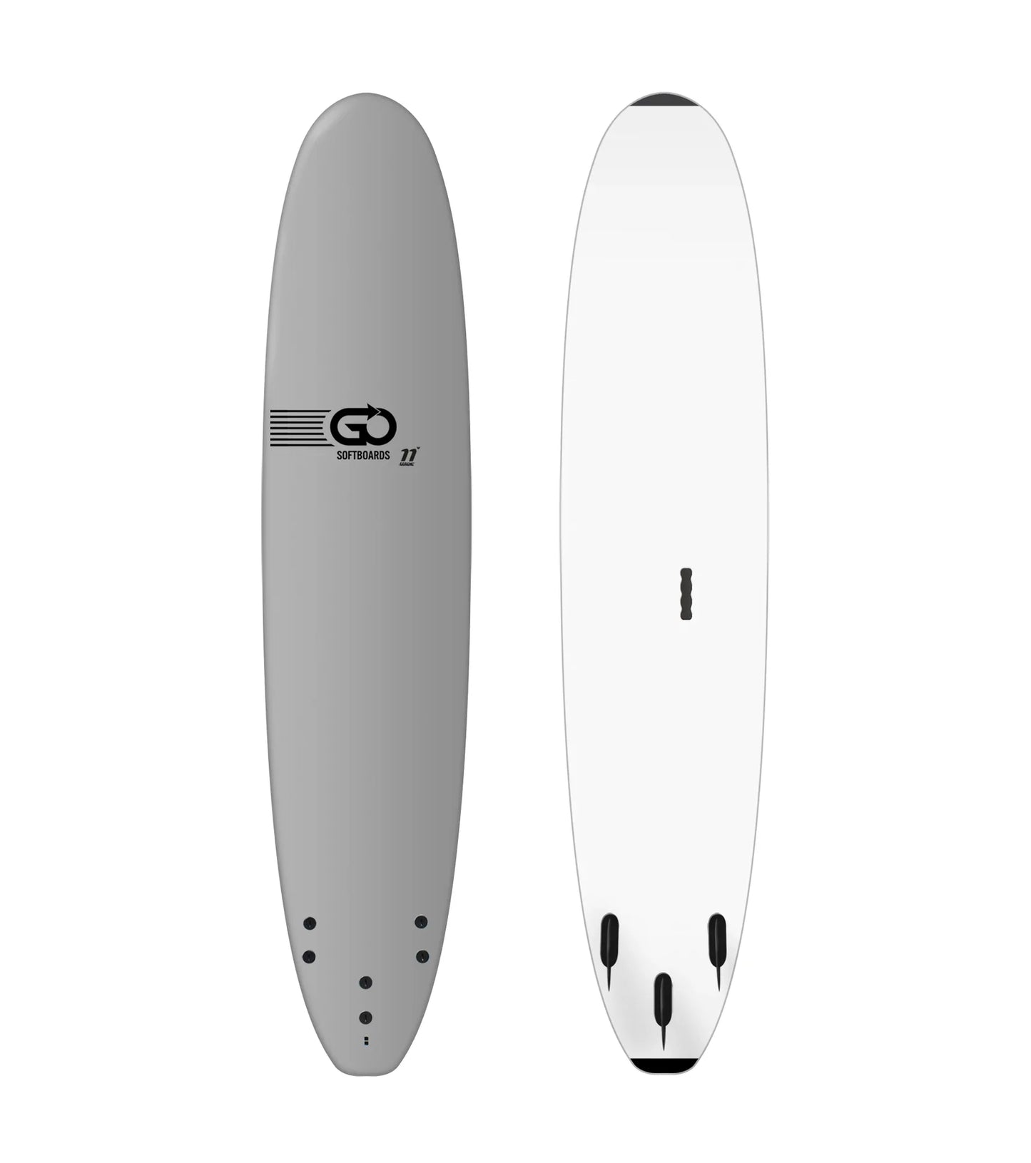 GO Softboards School and Rental Range - Wood Sanwich Tech - 3 Fin