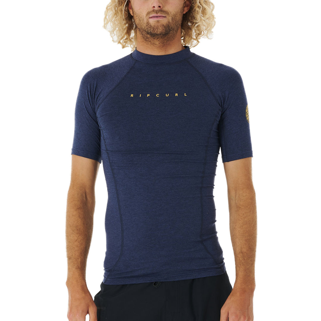 Rip Curl Dawn Patrol Perf Short Sleeve Uv Tee Black Wlu3Dm