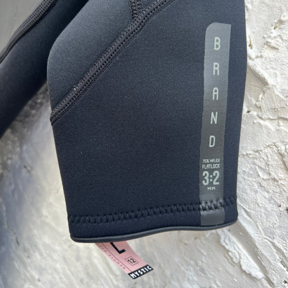 Brand Shorty 3/2mm Bzip Flatlock Women - Black USED