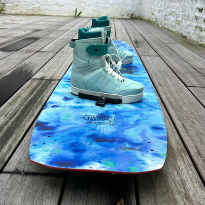 Slingshot CONTRAST Wakeboard 142cm + Bindings Jewel US9/EU40 USED | 20 - Bundles (GRADE A)