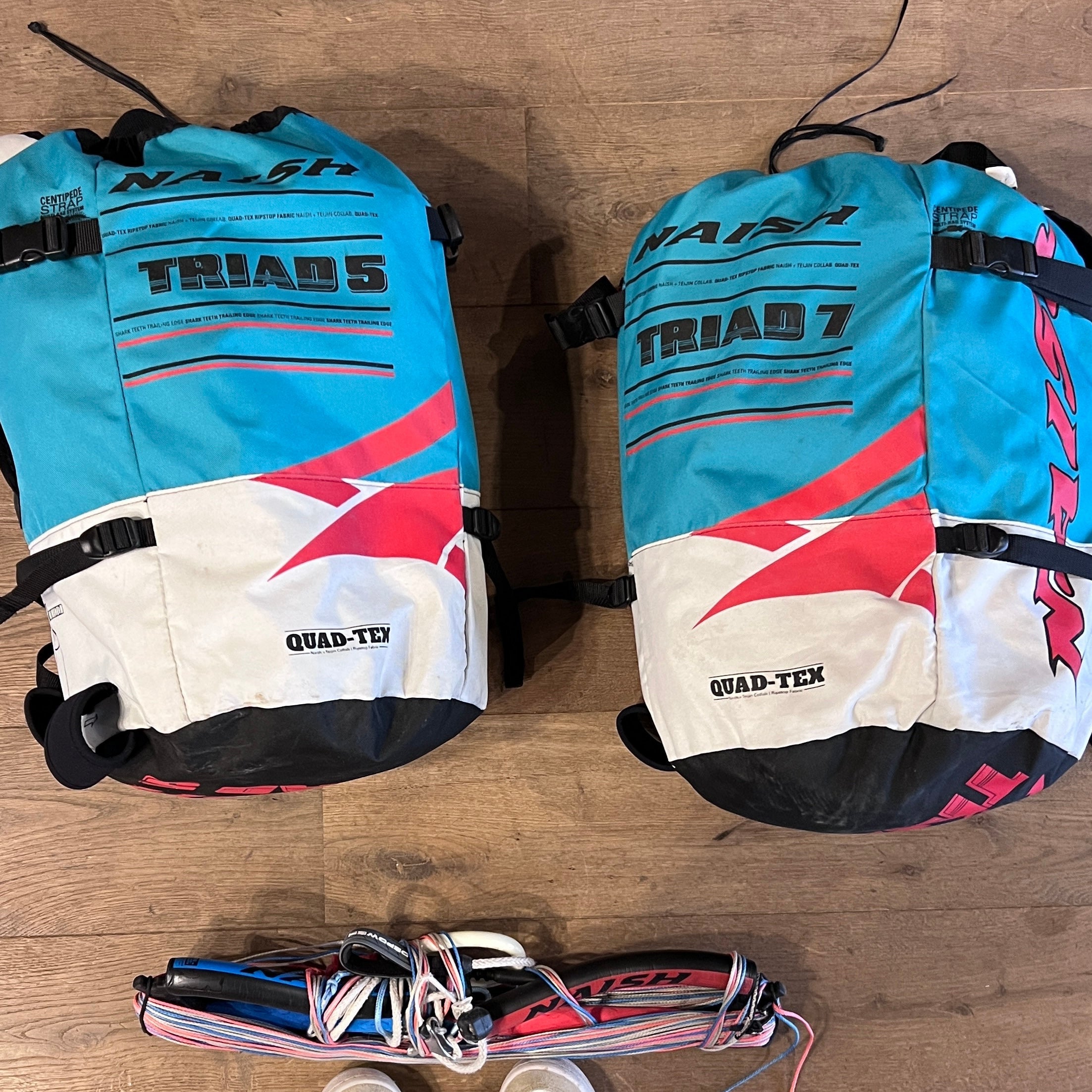 2019 Naish 5m+7m TRIAD Kite Only w/bag w/bar | USED / GRADE A