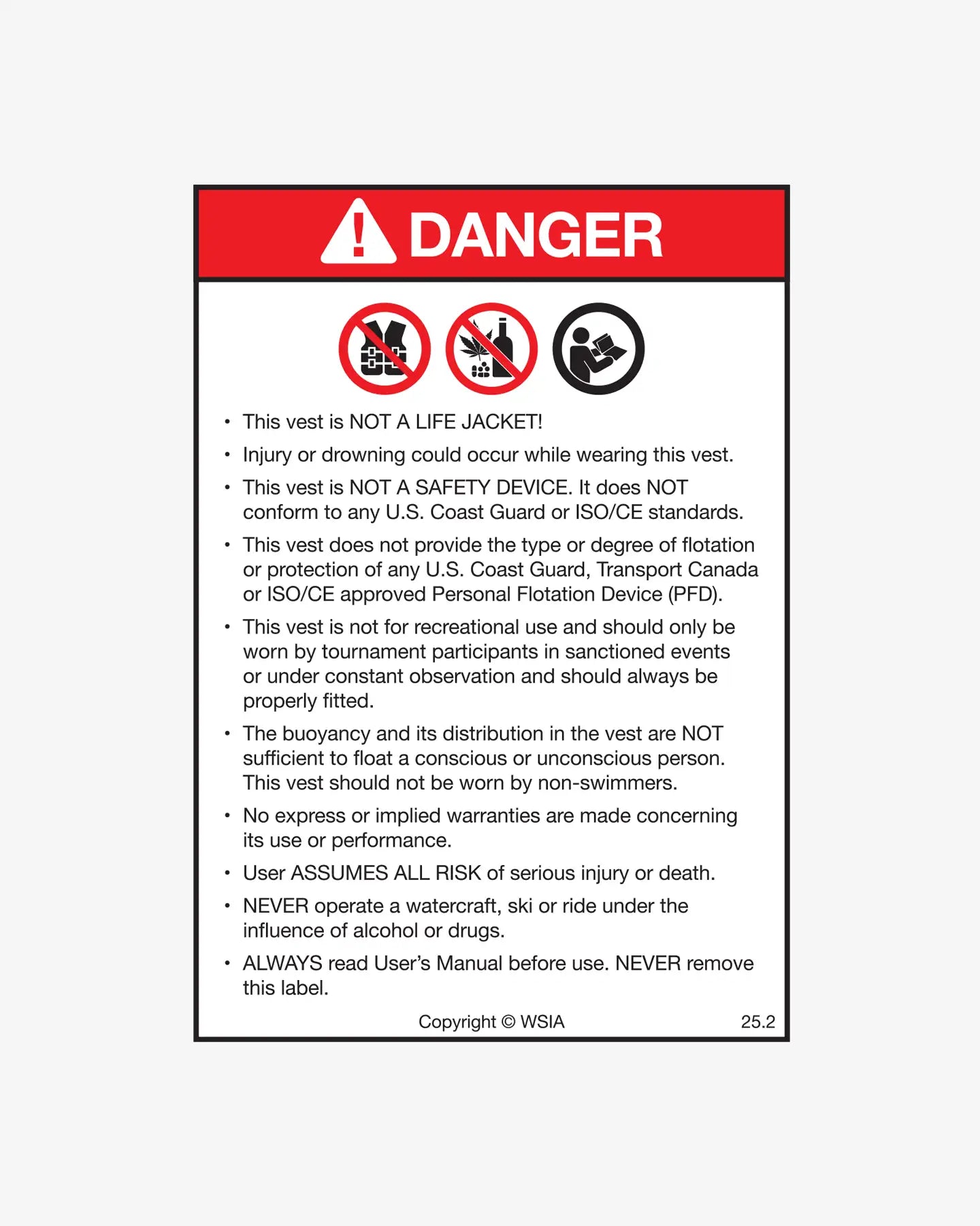 Follow Total | 26 - Impact Wake Vests