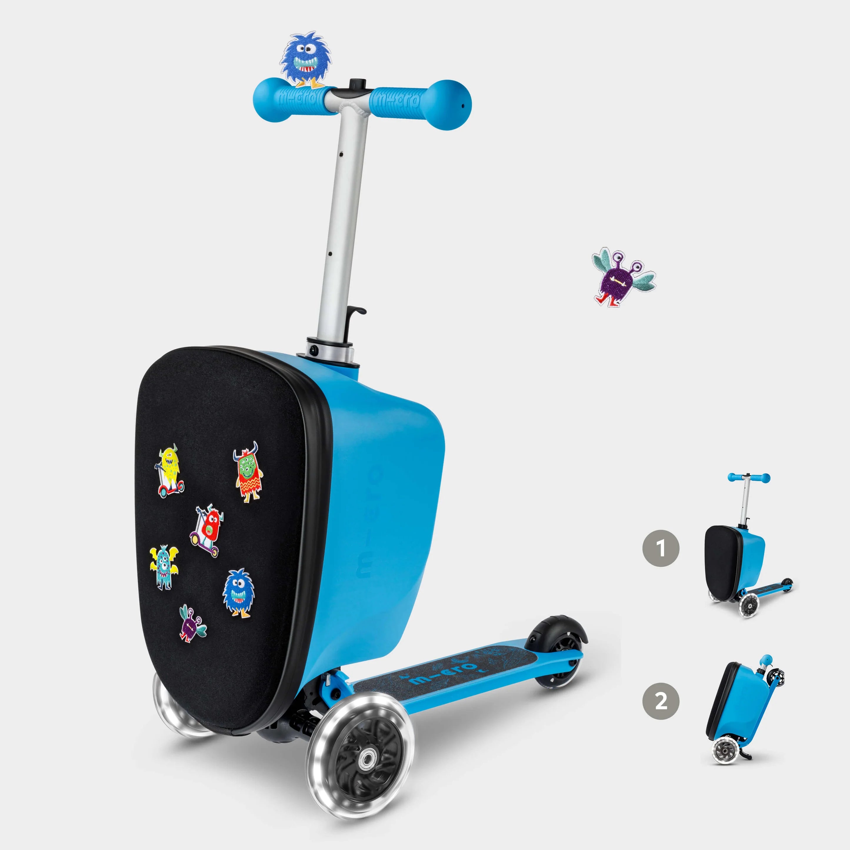 Micro Scooter Luggage Junior LED