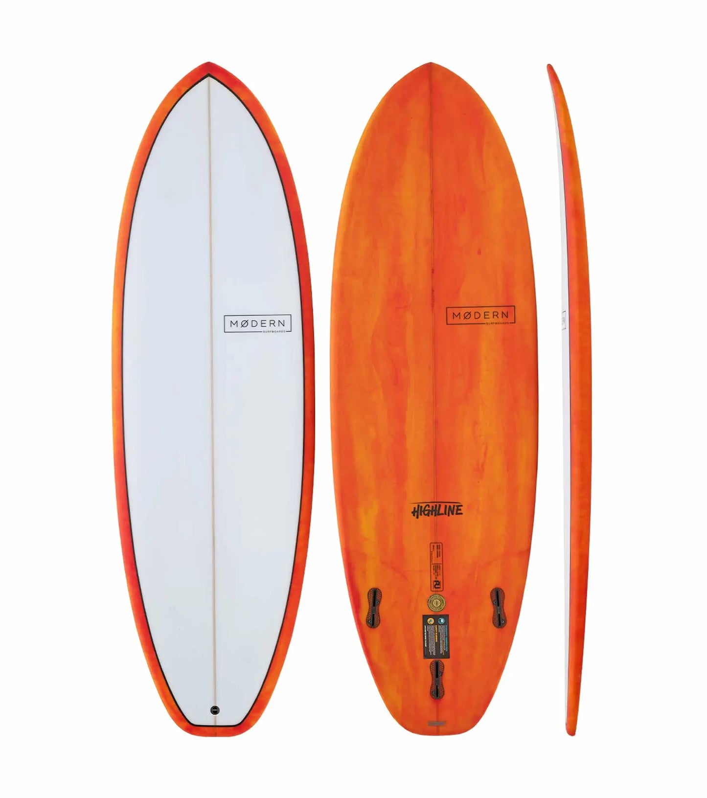 Modern Highline PU - FCS II - 3 Fin FACTORY SECOND