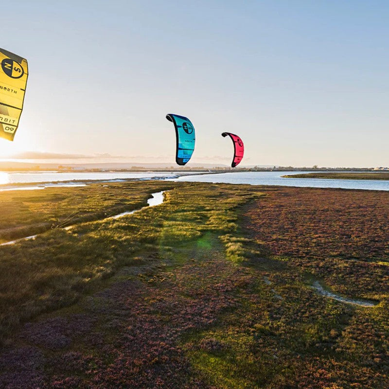 Cerf-volant ORBIT Nord 2024 | Coucher de soleil jaune