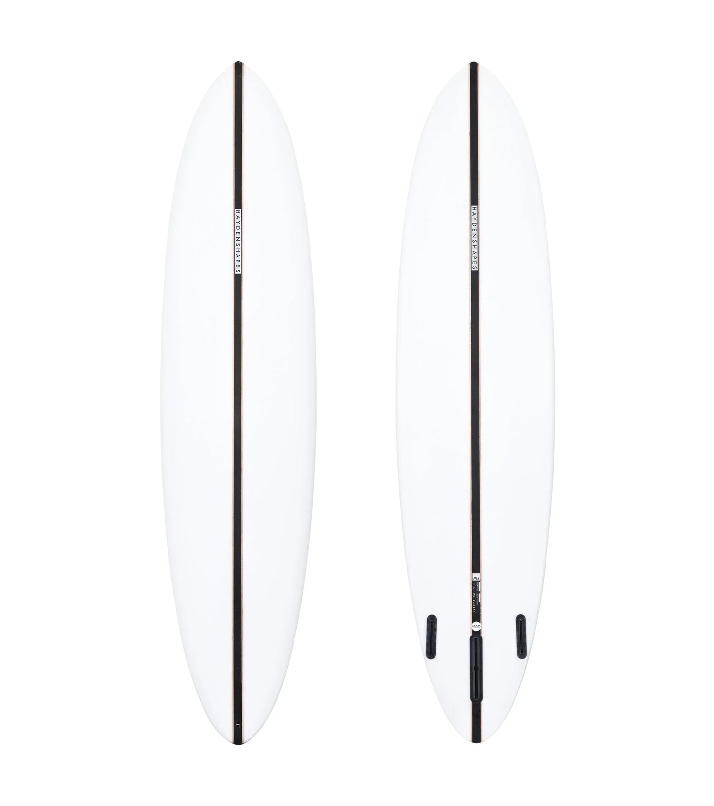 Haydenshapes Mid Length Glider PU - Futures - 2 + 1 Fin