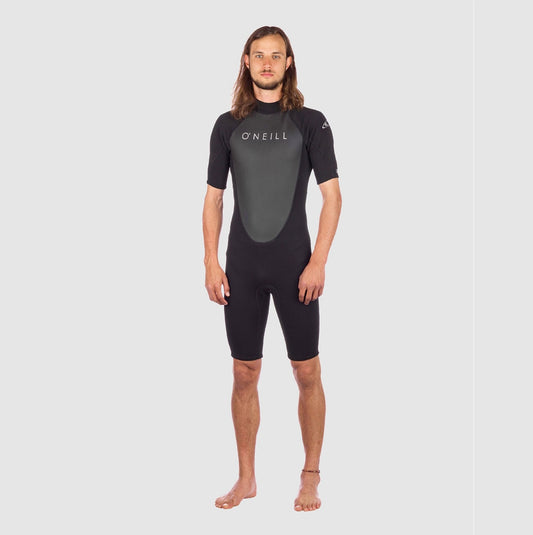 O'NEILL Wetsuits Men Reactor-2 2mm Back Zip S/S Spring Black 5041