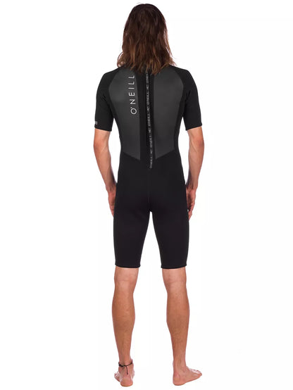 O'NEILL Wetsuits Men Reactor-2 2mm Back Zip S/S Spring Black 5041