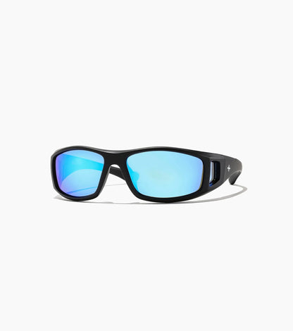 Ritual Vision - Dragster - Matte Black / Blue Reflective - Polarised