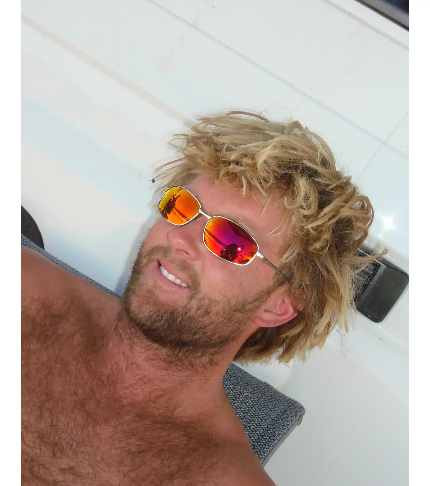 Ritual Vision Californication - Matte Silver / Orange Reflective - Sunglasses