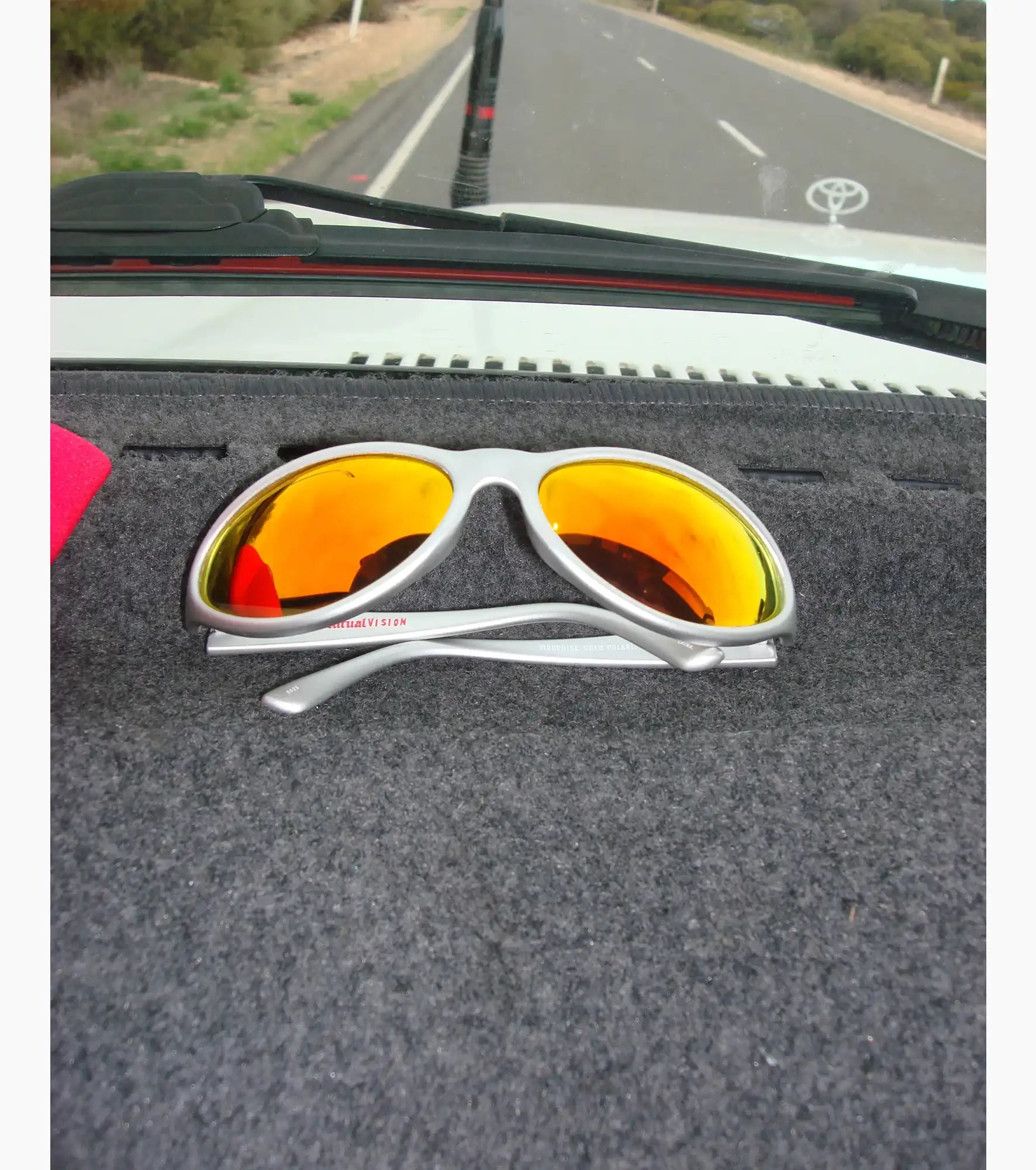 Ritual Vision Morphine - Matte Chrome / Orange Reflective - Polarised - Sunglasses
