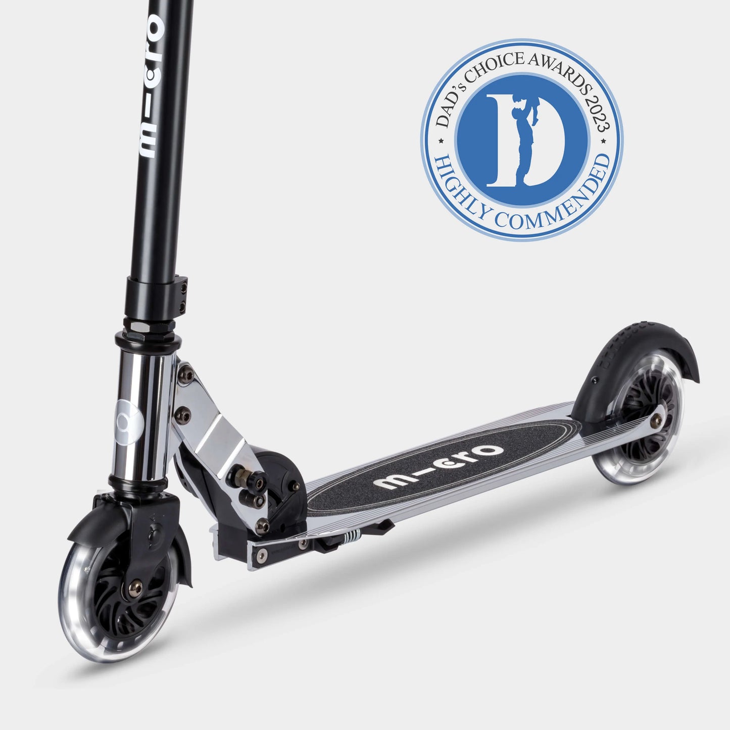 Micro SPRITE LED Chrome - 2 Wheel Steps