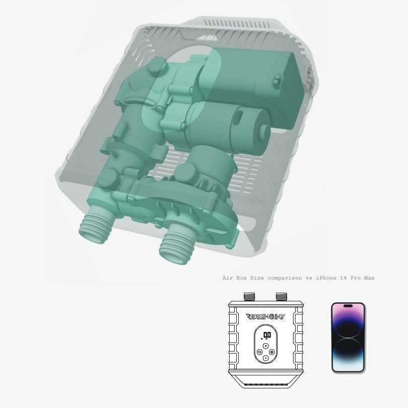 Ride Engine AIR BOX Electric Pump for Kite | Airbox E-Pump