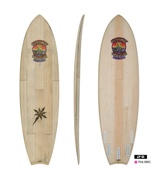 Sunova Moon Tail CF Morphlex Team - Futures - 5 Fin