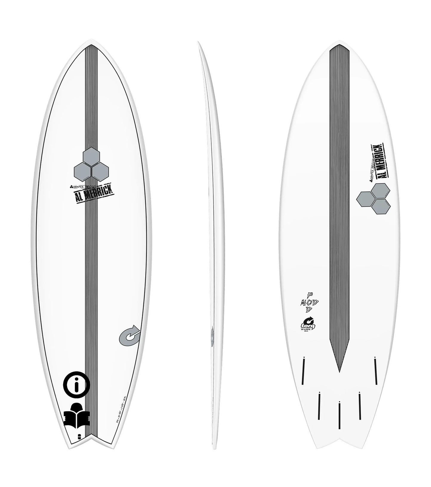 Channel Islands Pod Mod - Torq X-Lite - Futures - 5 Fin FACTORY SECOND