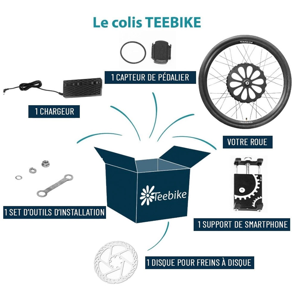 Roue électrique Teebike 250w