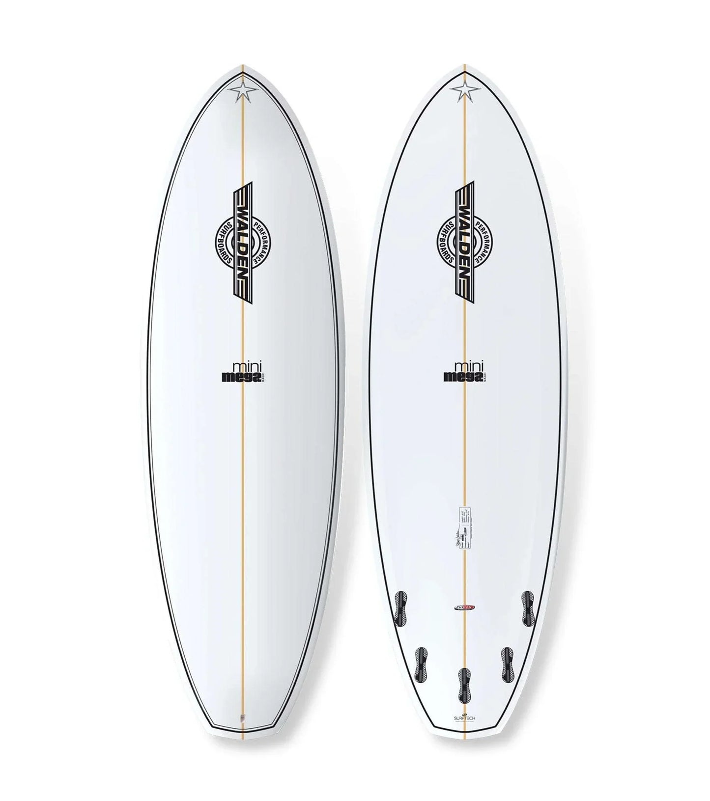 Walden Mini Mega Magic - Fusion HD - FCS II - 5 Fin FACTORY SECOND