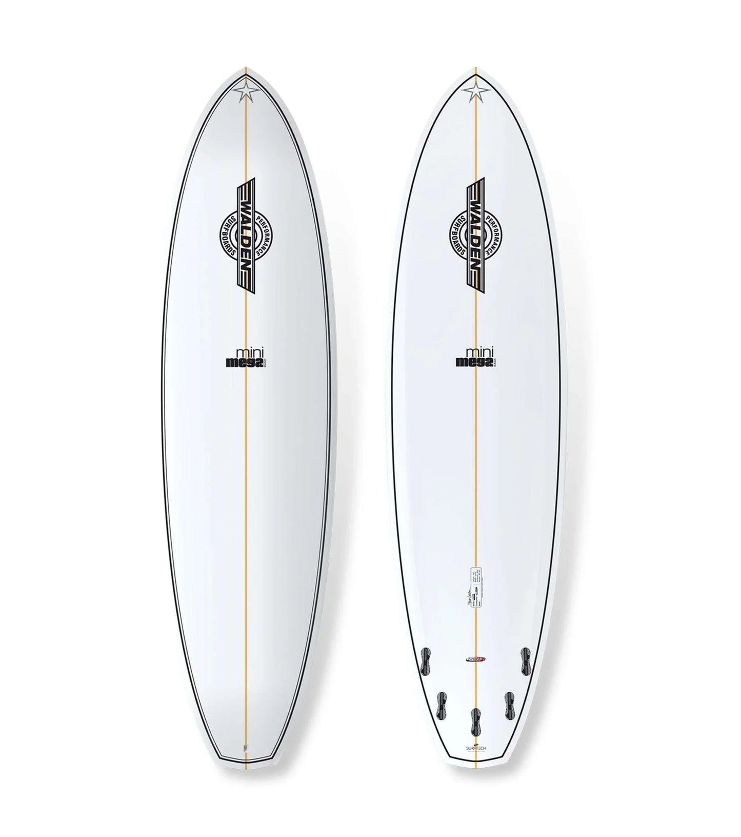 Walden Mini Mega Magic - Fusion HD - FCS II - 5 Fin FACTORY SECOND