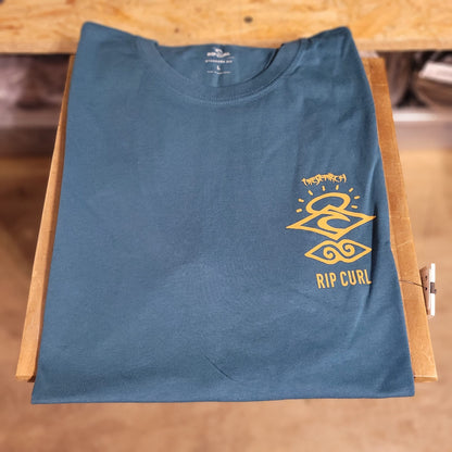 Rip Curl Search Icon Tee 0Cbmte Blue Green