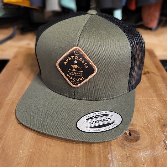 Rip Curl Destinations Trucker Cap Ccach9 Olive