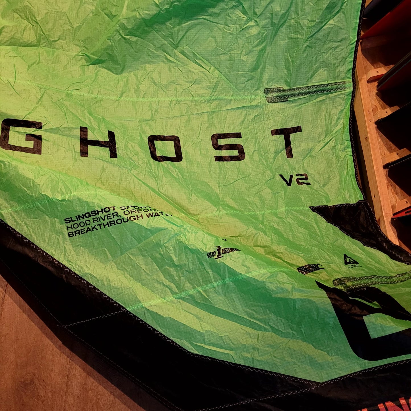 2022-23 Slingshot 8 m GHOST V2 Cerf-volant uniquement avec sac | UTILISÉ ★★★★☆ 4/5