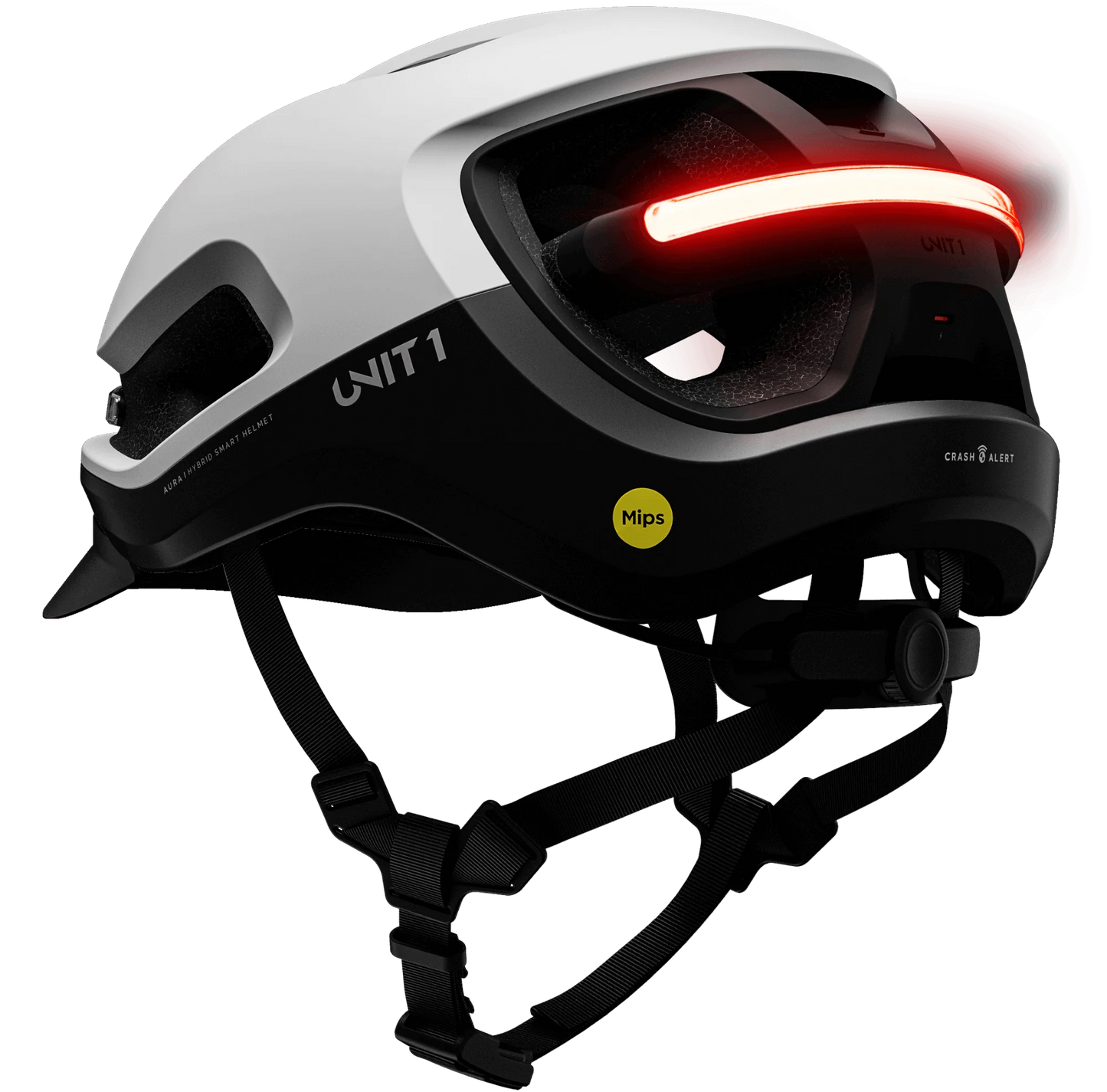 Casque UNIT 1 Faro V1 MIPS avec clignotants | Oiseau noir