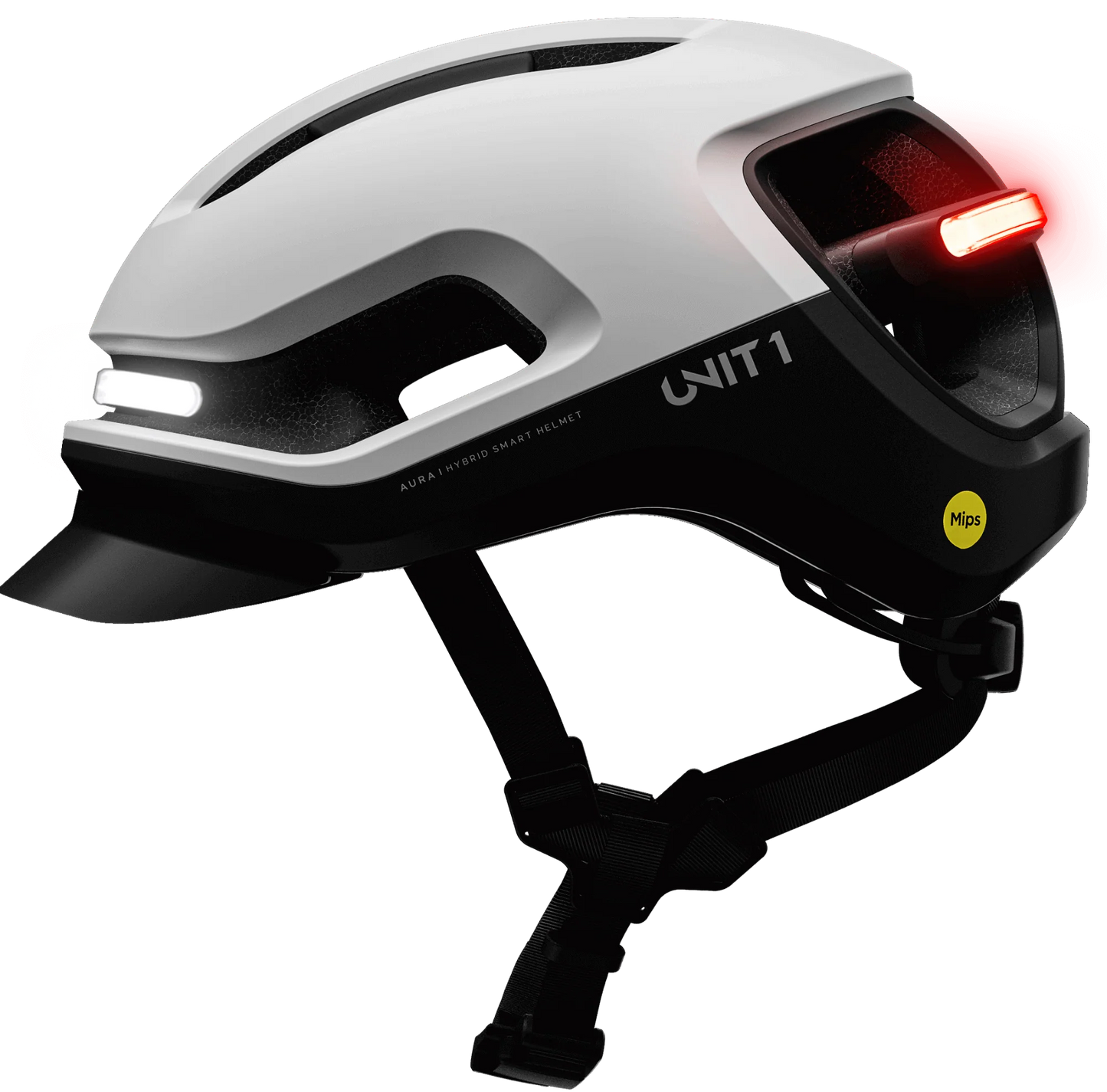 Casque UNIT 1 Faro V1 MIPS avec clignotants | Oiseau noir