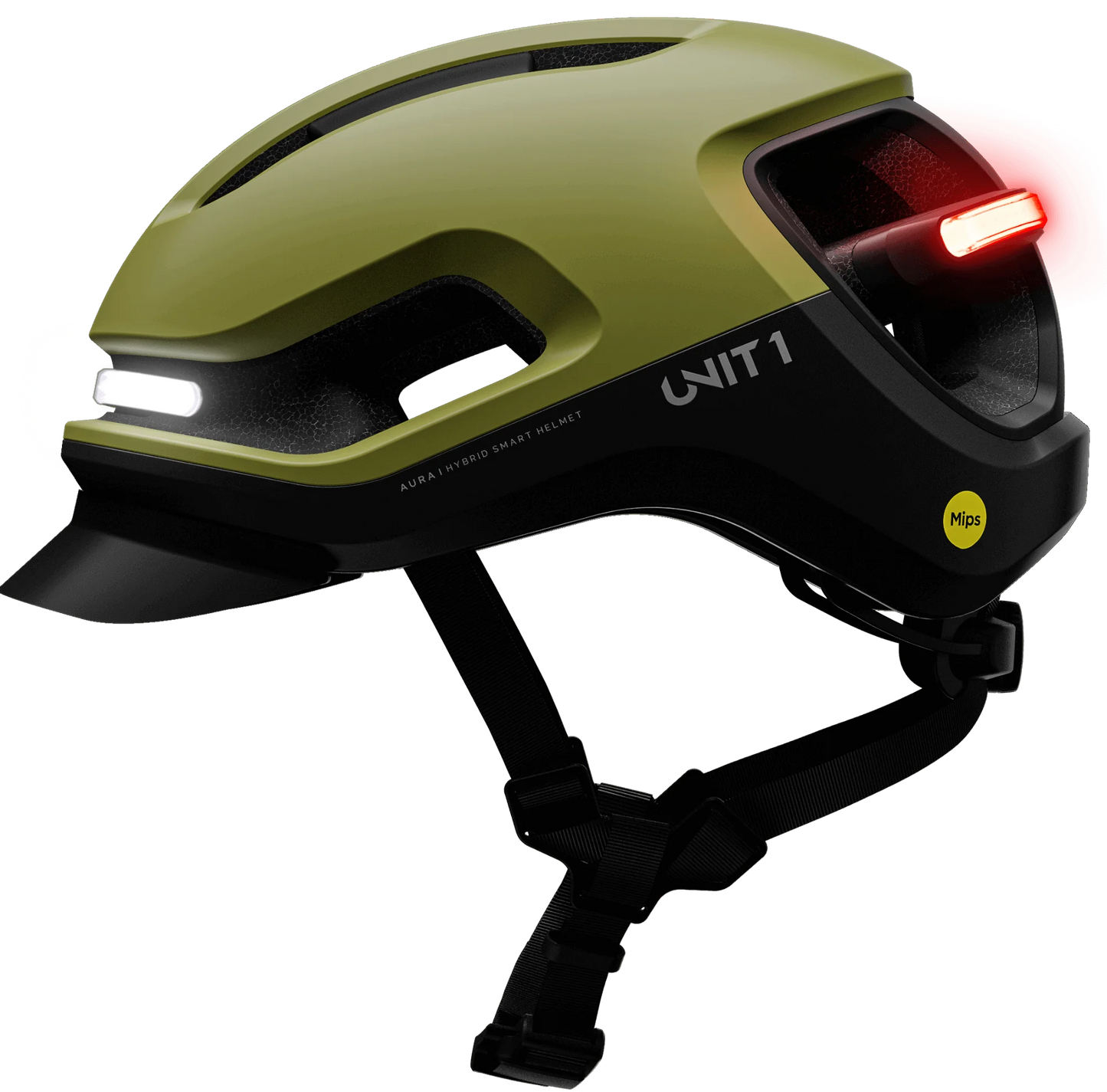 Casque UNIT 1 Faro V1 MIPS avec clignotants | Oiseau noir