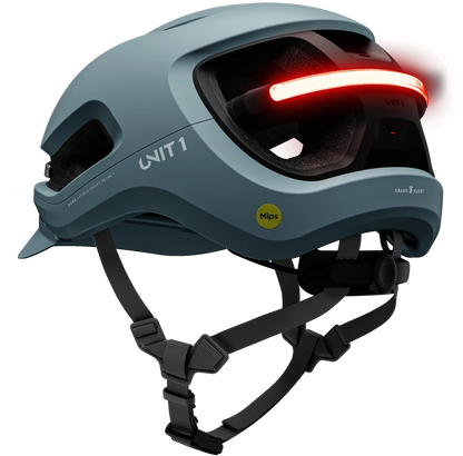 Casque UNIT 1 Faro V1 MIPS avec clignotants | Oiseau noir