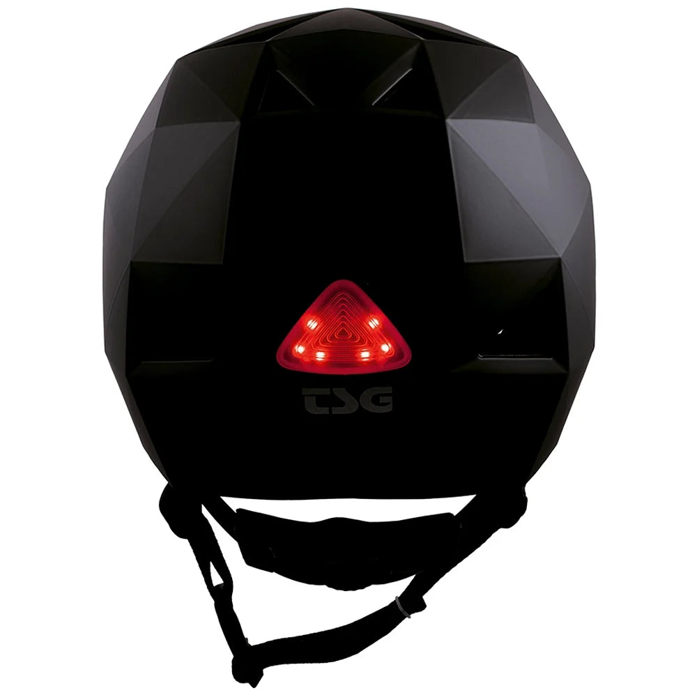 Casque TSG Geo Solid Color - noir satiné 